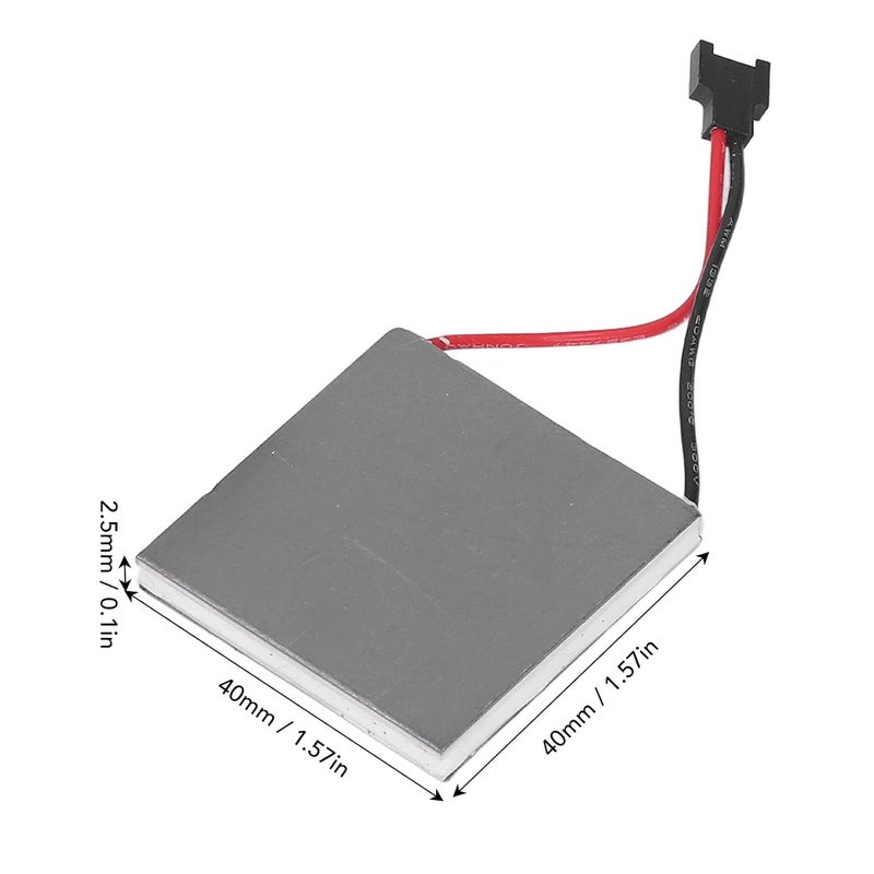 woobles Stove Fan Power Generating Sheet, Low Heat Powered Fireplace Fan Motor to Work - Image 2